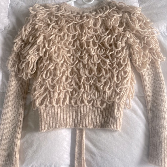 Loopy Design Nude Inspired Sweater, Size S/M - Picture 2 of 4